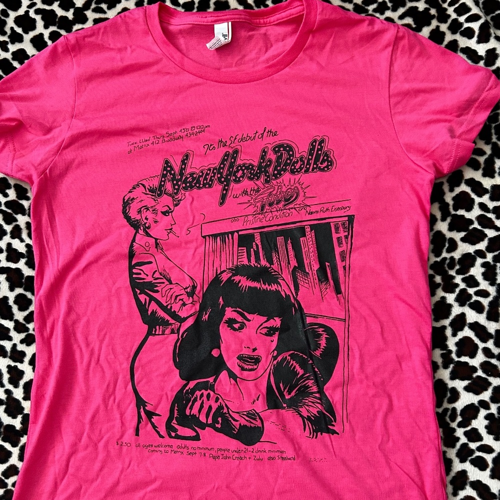 New York Dolls Vintage Flyer Tee.
